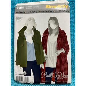 McCalls 3958 pattern capelet jacket matching dog vest coat Size XS S M